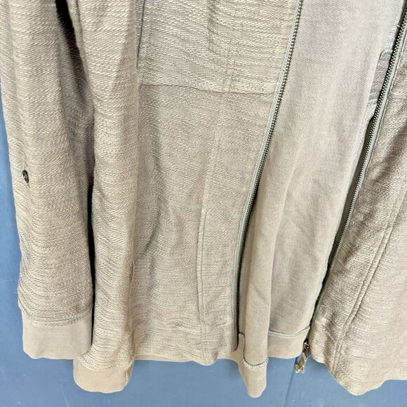 ANTHROPOLOGIE Womens Size Medium Jacket Coat Top Saturday Sunday Quinn Full-Zip - Picture 4 of 9